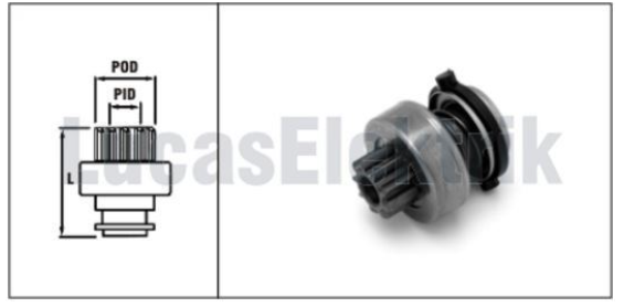 LUCAS SDR1000 Mars Dislisi 9 Dis 0482 Alfa Rome Audi Bmw Citroen Fiat