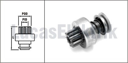 LUCAS SDR1002 Mars Dislisi Bosch Tip 9 Dis Mercedes 302 Otobus Kamyon Volvo Yavuz Seat Cordoba Ibiza Lamborghini K Hd Allis Iveco Dipten Tam Freze / Dwa 32423 / 15492 / 2006209492