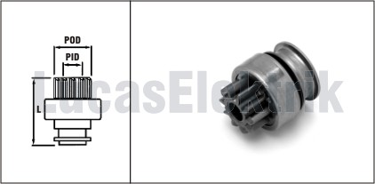 LUCAS SDR6006 Mars Dislisi 10 Dis 1024 L200 L300 Ym