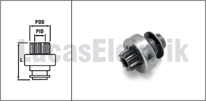 LUCAS SDR8000 Mars Dislisi 9dis 0287 Renault 9.11.21 Benzinli Fransiz