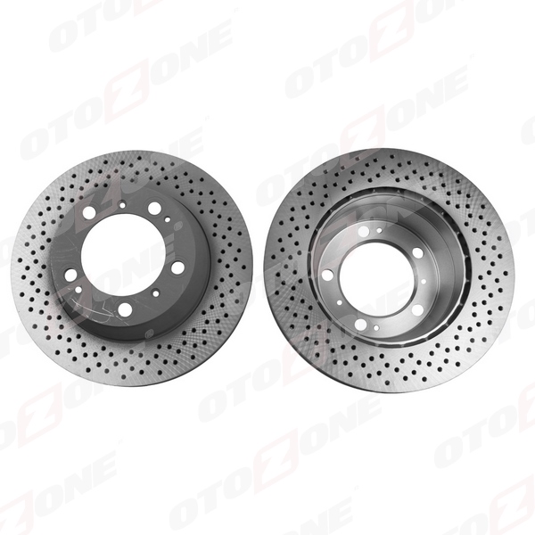 BRE-09.6665.11 Fren Diski Arka Uv Coated Porsche