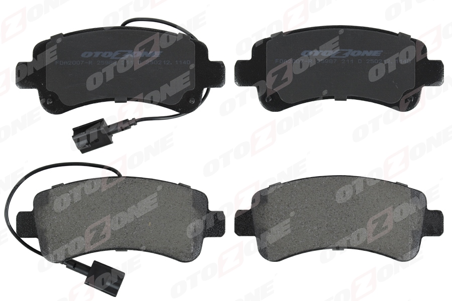OTOZONE FDA2007-R Disk Fren Balatasi Arka Jumper 2.0d/2.2d3.0d 04/06>Ducato 40 2.3d-Boxer 2.0d/2.2d/3.0d