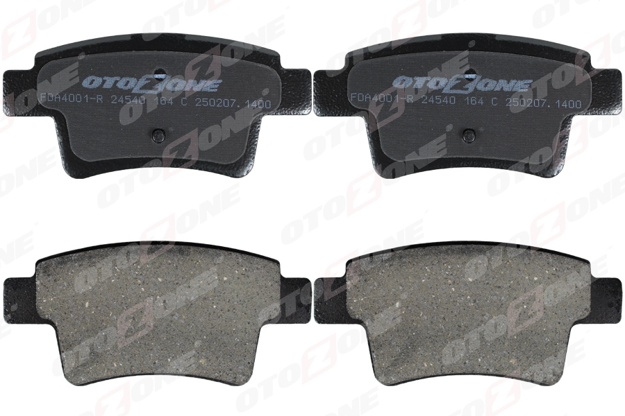 OTOZONE FDA4001-R Arka Balata C4 Picasso Grand Picasso 1.6 Hdi 110hp Fab-1.8 16v-2.0 16v-2.0 Hdi 06>