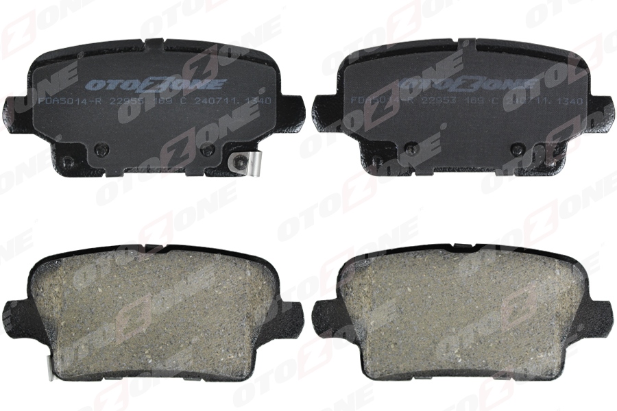OTOZONE FDA5014-R Arka Fren Balatasi Opel Insignia B 17>16 17 İnç Metal İndikatörlü