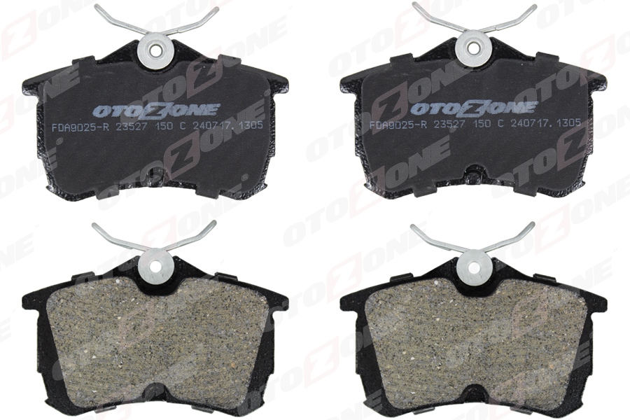 OTOZONE FDA9025-R Arka Fren Balata Honda Accord Euro 1.8l 2.0l F18b F20z Ch Cg Kasa 98-02 / 2.0l 2.4l K20 K24 2.2l C Dti Cl Cn Kasa 03-> - Aşınma Ikaz Soketli