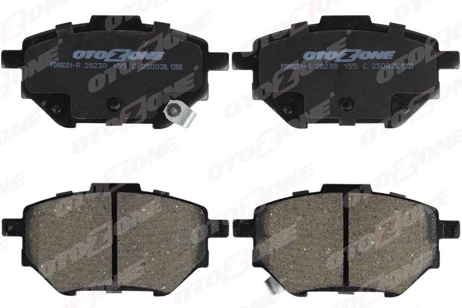 OTOZONE FDA9031-R Arka Fren Balata Toyota Yaris Cross 1.5l M15a-Fxe Hybrid Mxpj10. Mxpb10 21-> Cıvata Takımı Ile Birl Ikte