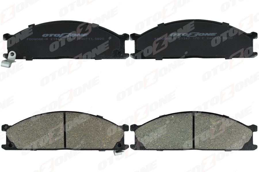 OTOZONE FDO9066-R Ön Fren Balata Nissan Pick Up 2.5l 2.7l Td25 Td27 D22 98-02 / Terrano 3.0l Vg30 Wd21 4x4 90->