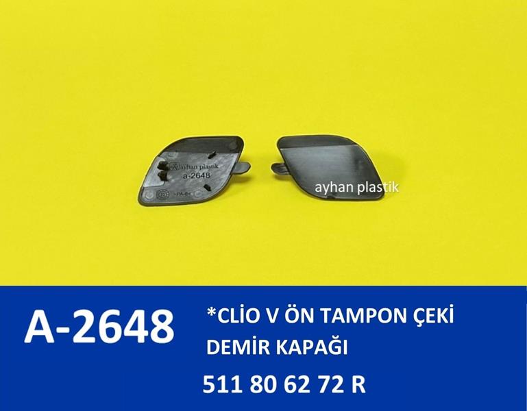 AYHAN A2648 Ön Tampon Çeki Demir Kapaği Clio V