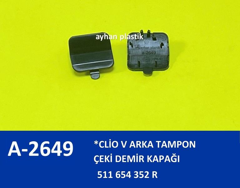 AYHAN A2649 Arka Tampon Çeki Demir Kapaği Clio V