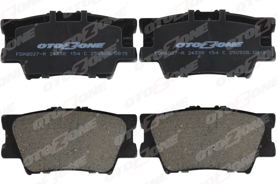 OTOZONE FDA9027-R Arka Fren Balata Toyota Rav4 2.0l 1az-Fe Aca30 Aca31 06-12 / 2.0l 1ad-Ftv D4-D Ala40 12->