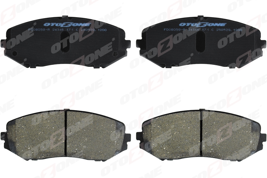 OTOZONE FDO8059-R Ön Fren Balata Suzuki Grand Vitara 2.0l J20a Jb420 5 Kapı 06-> 1.9l F9qb Ddis Jb419 05->