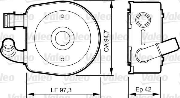 VALEO 818888 Yağ Soğutucusu C5 01-04 1.8 16v Ew7j4