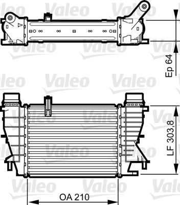 MGA-80589 Turbo Radyatoru (Intercooler) (Segmanli) Renault Clio Iii  1.5 Dci 2010-