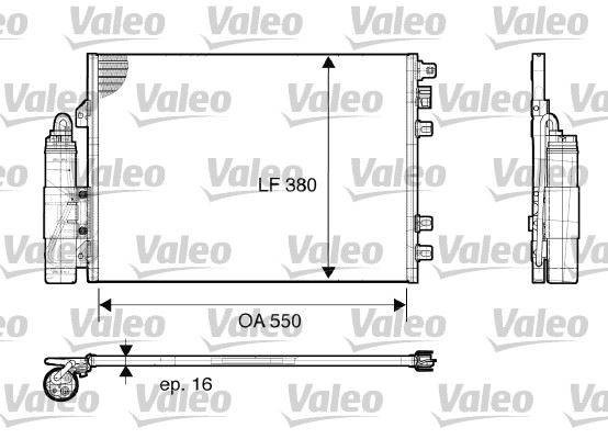 BOSCH 1986AD2338 Klima Radyatörü Kurutucu İle Kondanser Renault Kangoo 01> 1.2 1.5dci