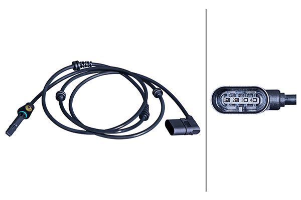 ZAS1232 Abs Sensoru On Sag Mercedes Glc (X253 C253) 15-23 / Eqc 19-23