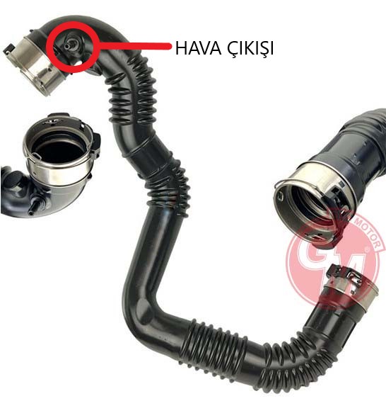 MY 144604BE2C Turbo Hortumu Renault Koleos Ii Hc 1.6 Dci 130 - Nissan X-Trail Iii T32 . T32r. T32rr 1.6 Dci A Ll Mode 4x4-I Nt32