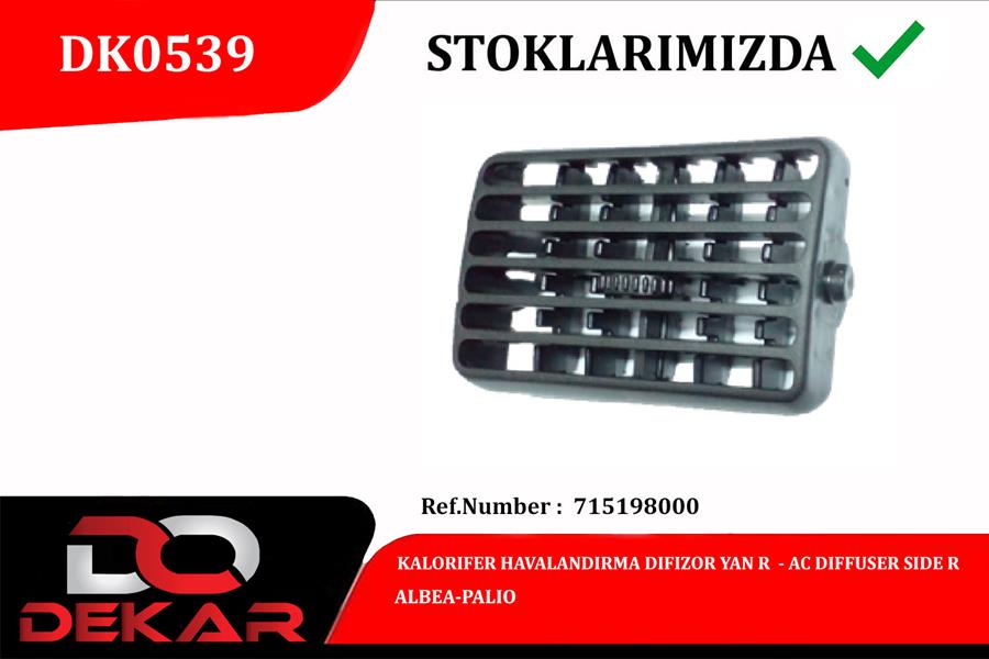YP9310 Albea Yan Sağ Difüzörü
