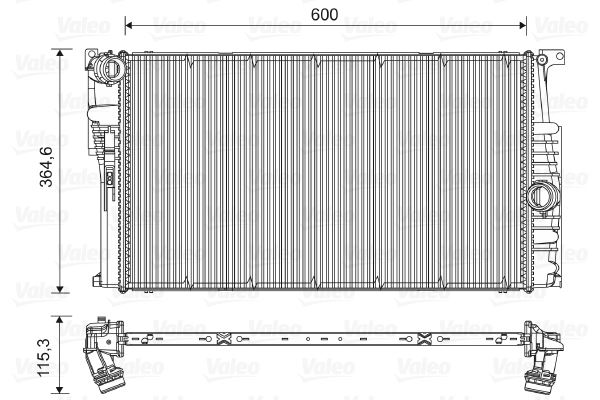VALEO 735451 Motor Su Radyatoru Bmw N13 N47 B37 B47 F20 F21 F22 F23 F30 F31 F34 F35 F32 F33 F36