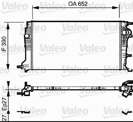 KLR-355840 Su Radyatoru (Renault  Fluence Megane Iii Scenic Iii 2.0 1.9 Dci 09-)  Manuel Vites