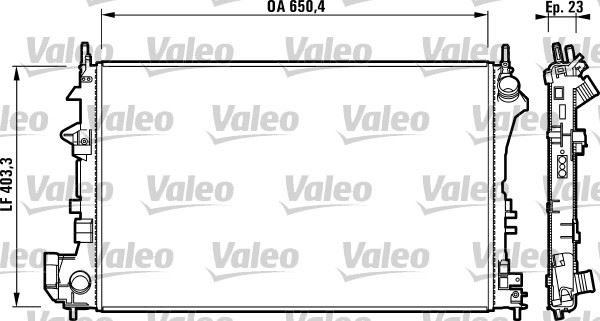BSG 65-535-019 Turbo Radyatörü 233x127x73 Vectra B
