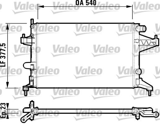 16-3220 Su Radyatoru Mekanik Opel Corsa C 1.7 Dti M-T 2000-2006