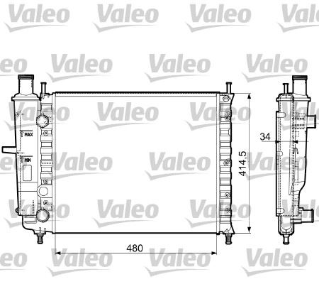 ORIS-MFI920034 Radyator Marea Bidonlu 96> 61788 Mt (480x415x34)