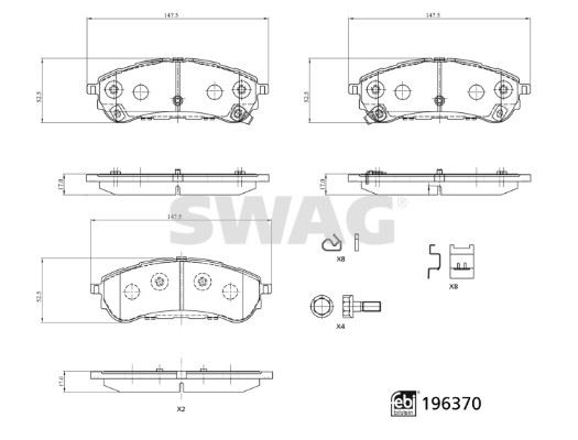 VALEO 671844 Arka Fren Balata Ford Ranger Tke 19> 4x4