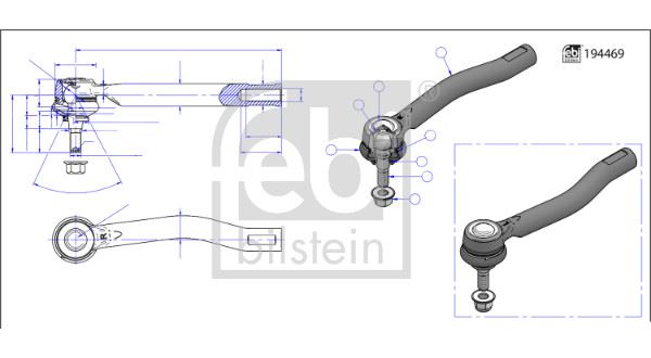 FEBI 194469 Rot Başi E-Nv200 Me0 .Leaf Ze0