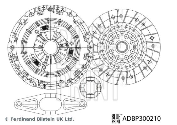 SAC-3000970127 Debriyaj Seti Bmw F20-F30 / N13-N20 / 116/118/316/320i