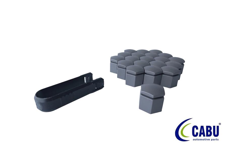 CABU 220648 Bijon Kapaği Kömür Metalik 19x24mm Astra J - K. Insignia B. Mokka 20 Adet 220644