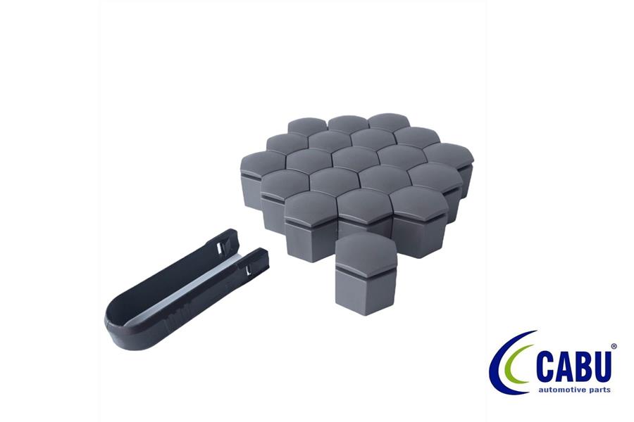 CABU 220664 Bijon Kapaği Kömür Metalik 22x27mm Astra F-G-H. Corsa B-C-D. Vectra A-B.Zafira B.Omega B 20 Adet 220644