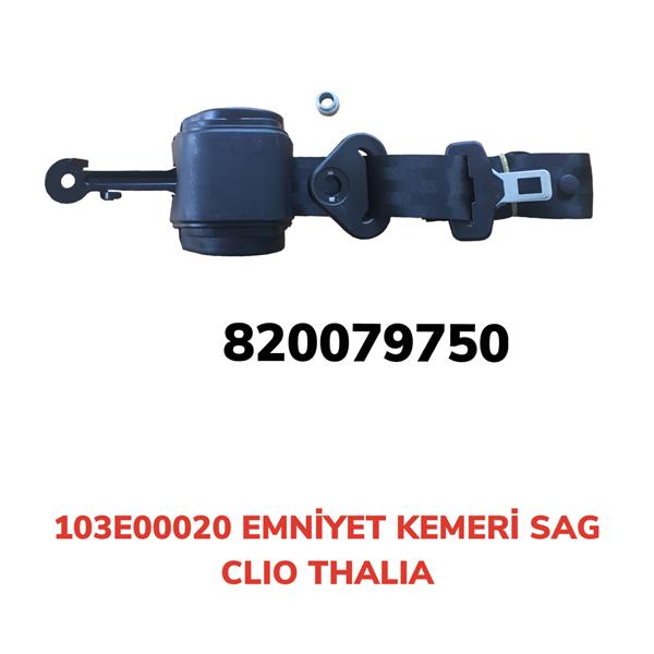 AFT 103E00020 Emniyet Kemeri Otomatik Sağ Clio-Thalia