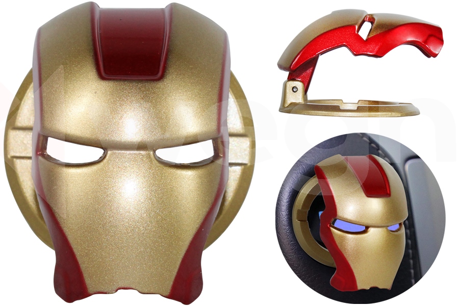 WEGNA AC01-004 Iron Man Start Stop Koruyucu Kapak Orijinal Renk Sari-Kirmizi