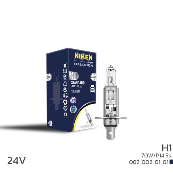 NIKEN 0620020101 Niken 24v H1 70w Halojen Ampul P14.5s