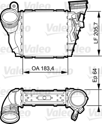 42-4403 Turbo Radyatoru (Intercooler) Volkswagen Golf Iv (1j1) 1.9 Tdi Segmanli 1997-2005