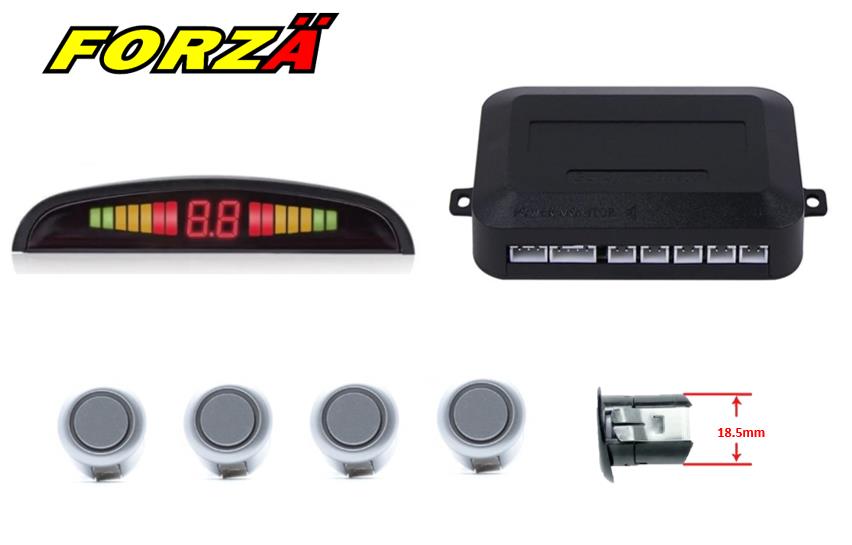 FORZA PS-13G Park Sensörü Ledli Ses İkazli Gri Göz 18mm