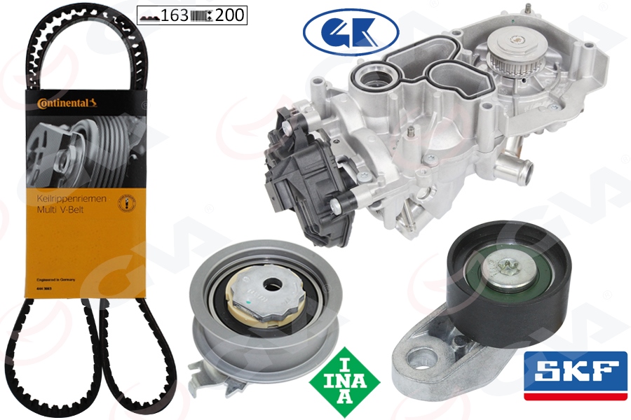 GVA 59WPK7514 Devirdaim Eksantrik Gergi Kiti Golf8-A3-Leon-Octavia 1.0 Tsi 2020> Dlaa-Dlab-Dfna-Dfnb-Dsgb-Dsgd