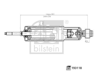 FEBI 193118 Amortisör Ön  Nissan Cabstar