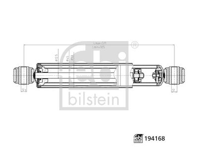 FEBI 194168 Amortisör Arka Ford Connect 02>