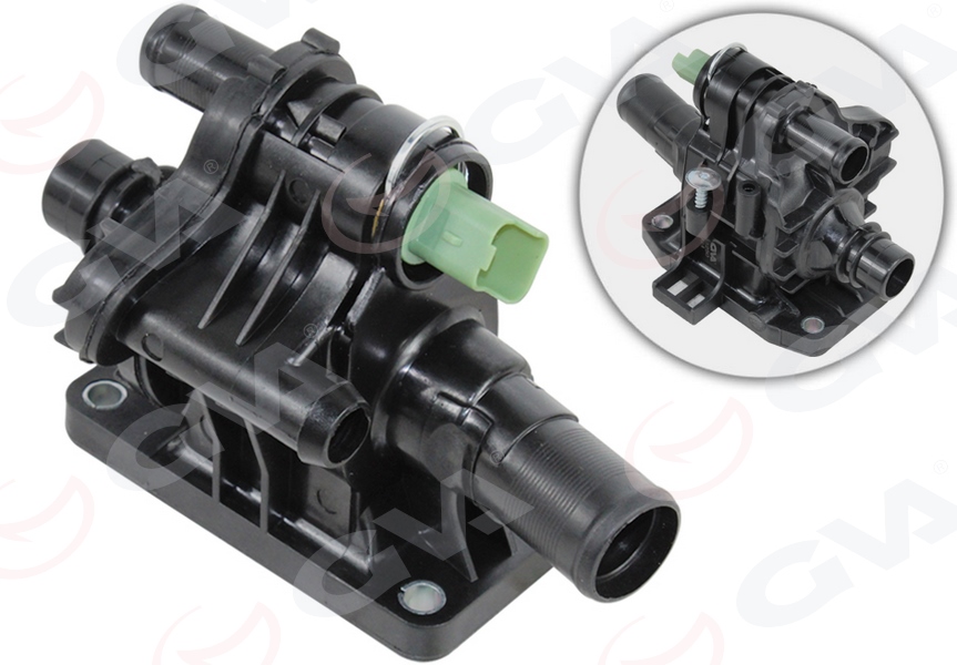 GVA 5143250 Komple Termostat-Plastik Gövdeli 83 C Citroen Berlingo-C3 I-C4-C4 Grand Picasso I-C4 I-C5-C5 Ii Fiat Scudo-Ford C-Max-Fiesta V-Fiesta Vi-Focus C-Max-Focus Ii-Fusion-Mazda 2-3-Peugeot 206 Cc-206