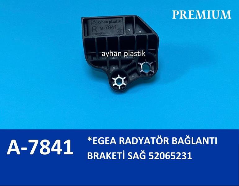 AYHAN A7841 Radyatör Bağlanti Braketi Sağ Egea 21.5 X 19 Cm Poşet