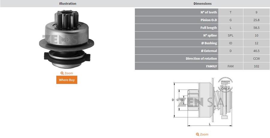 ZEN 0579 9 Dis Vw Golf-Passat-Jetta-Seat Cordoba Ccw