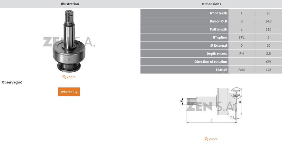 ZEN 0887 Xx Dis Mitsubishi Canter-Ford Pick Up 7.3-Van 7.3 D Turbo