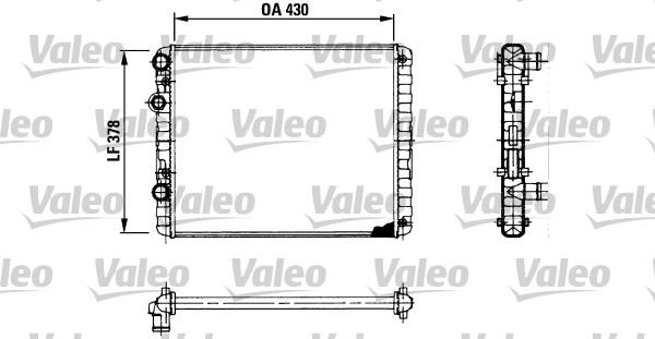 MAHLE-CR42000S Behr) Su Radyatoru Polo Iii Lupo I 1.0 1.2 1.4 1.7 1.9