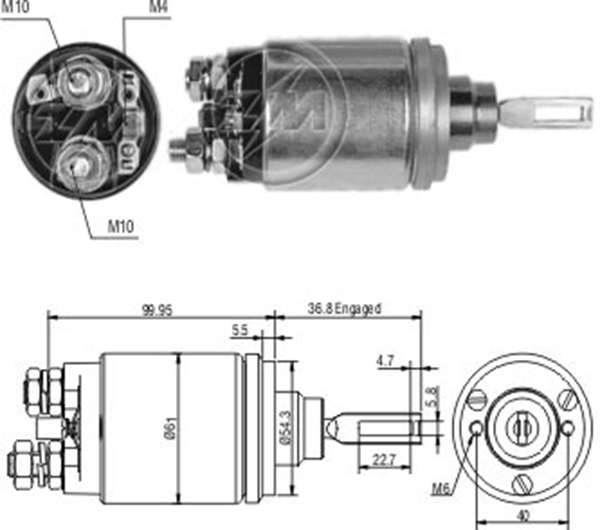ZM 541 12v Inter Tractor