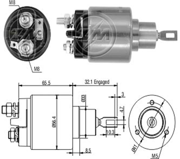 ZM 575 12v Alfa Romeo Alfa 145-Fiat Duna-Lada Samara