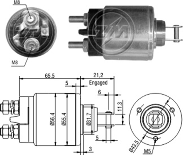 ZM 579 12v Lada Samara