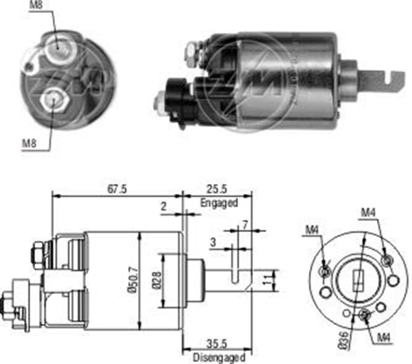 ZM 604 12v Honda Accord-Shuttle Kisa Piston