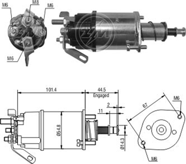 ZM 611 12v Ford Transit
