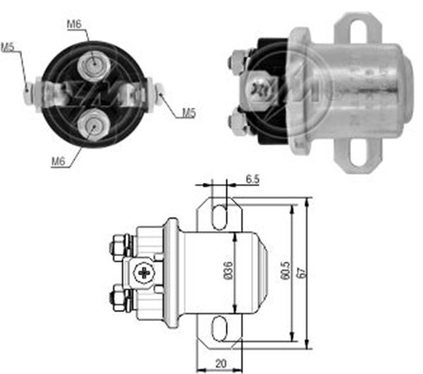 ZM 4407 12v Delco Remy 39mt Starter Motor Series Yardimci Otomatik